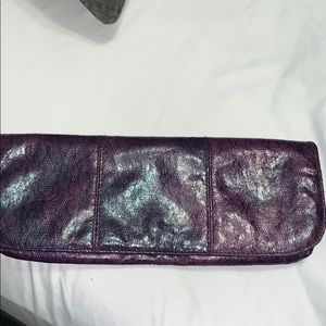 A cute purple hand purse